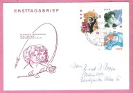 DDR 1963, FDC, W.Tiereszkowa astronomia kosmos