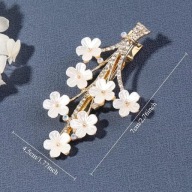 Spinkakwiaty białe modna komunia KSIĘŻNICZKA VINTAGE ELEGANCKA kryształ