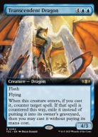 Karta Magic: The Gathering Transcendent Dragon TDM TDC *Extended Art*