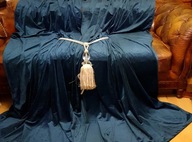 ZASŁONY Z AKSAMITU W PRZEPIĘNYM KOLORZE SZMARAGDOWYM WEEKENDOWA OBNIŻKA