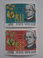 Watykan - Rocznica śmierci Mendla - Mi. 844- 45 **