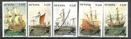 GUYANA - Żaglowce - okręty wojenne 1990 ** Mi 3292-6 (617)
