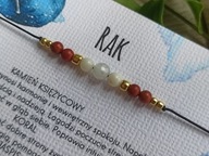 Rak. Bransoletka na szczęście, kamienie. Amulet.