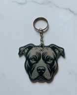 Porządny breloczek na co dzień BRELOK zawieszka do kluczy Amstaff pitbull