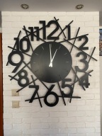 Abstrakcyjny zegar ścienny - artystyczny akcent w Twoim domu! 100 cm