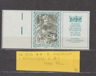 Znaczek nr 2983 ** z przywieszką i pustopolem.