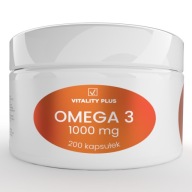 Suplement diety Vitality Plus Omega 3 1000 mg EPA DHA 200 kapsułek