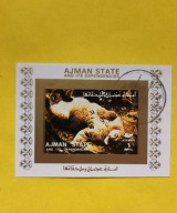 Ajman state. Bloczek kasowany.02918r