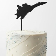 topper na tort dekoracja urodziny WYBÓR KOLORÓW SAMOLOT F16!!!