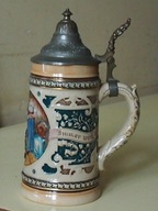 Stary niem. kufel do piwa - 0,5l
