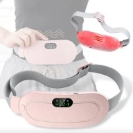 Pas menstruacyjny akumulatorowy różowy z masażem i ogrzewaniem