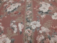 VINTAGE TKANINA MATERIAŁ ANGIELSKI DESIGN ZASŁONA LUB obiciowe