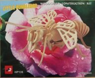 Drewniane puzzle 3D trzmiel LITTLE BUMBLEBEE