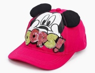 BENETTON czapka bejsbolówka Mickey fuksja