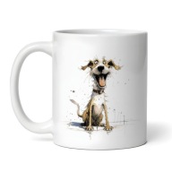 Kubek z psem, wesoły pies 330ml