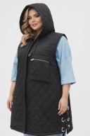 MODNA DUŻA KAMIZELKA BEZRĘKAWNIK BIG SIZE 56/58/60