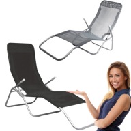 LEŻAK OGRODOWY KRZESŁO NA PLAŻĘ FOTEL TURYSTYCZNY SKŁADANY GRAWITACYJNY