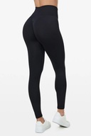 Legginsy XS czarne PUSH UP WYSOKI STAN KLASYCZNE SIŁOWNIE SPORTOWE FITNESS
