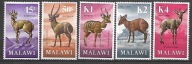 Malawi xx U441 fauna antylopy MNH VF szpice 57euro