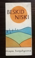BESKID NISKI - mapa turystyczna 1974 r.