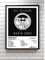 Kaz Bałagane „Radio Gruz” Prezent album ozdoba na ścianę | plakat A3