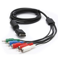 KABEL TV COMPONENT DO KONSOLI PLAYSTATION PS2 PS3 AV HD DŹWIĘK