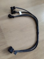 ROZDZIELACZ ADAPTER PRZEJŚCIÓWKA ZASILANIA DO WENTYLATORÓW 4x 3/4PIN PWM