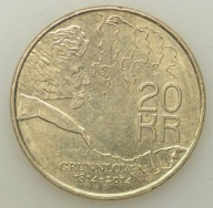 Norwegia - 20 koron 2014 - 200. rocznica Konstytucji