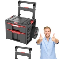 SKRZYNKA NARZĘDZIOWA QBRICK SYSTEM PRO DUŻA WYTRZYMAŁA Z KÓŁKAMI