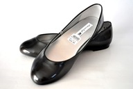 Balerinki American Eagle lakierowane czarne 38,5