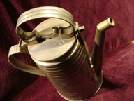 Kufel cynowy - kana do piwa zamykana zasuwką - 1860 - GERA (Riegelkanne)