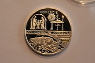 10 złotych z 1997 r 1000-lecie śmierci Świętego Wojciecha