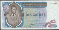 Zair 10 zairów 1977 - Mobutu Sese Seko - A