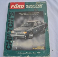 FORD TEMPO MERCURY TOPAZ 84 - 94 chilton's instrukcja naprawy repair
