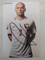 Zdjęcie 10x15 autograf Polska Michał Pazdan Euro 2016