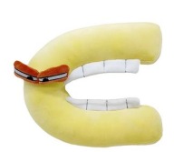 MASKOTKA PLUSZAK ZABAWKA LITERKA LITERA C ALFABET