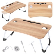 Stolik pod laptopa z wejściem USB