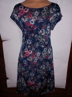 Sukienka Grey Wolf 40 42 kwiaty prosta jak nowa