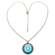 Naszyjnik wisiorek medalion orient mandala żywiołu