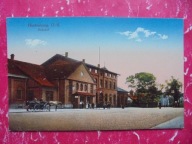 ZABRZE ZABRZE OS GLIWICE DWORZEC KOLEJOWY PANORAMA 1921 RRRR