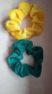 ZESTAW GUMEK SCRUNCHIES SCRUNCHIE WELUR WELUROWE
