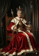 Twój babcia Królowa Polski- Plakat A3- prezent Dzień Babci