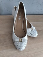 Buty damskie eleganckie 41 mega wygodne klocek 26cm super