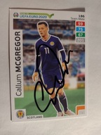 Karta panini autograf Szkocja McGregor Road to Euro 2020