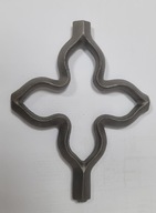 element ozdobny ogrodzeń, rozeta, krzyż