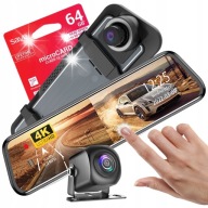 KAMERA SAMOCHODOWA WIDEOREJESTRATOR 4K 2K LUSTERKO REJESTRATOR JAZDY