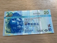 Hong Kong - 20 dolarów - 2007 - UNC