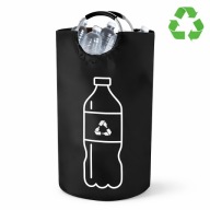 DUŻY KOSZ NA BUTELKI 90L SKŁADANY WYGODNY UCHWYT PLASTIK KAUCJA