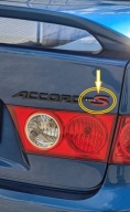 znaczek emblemat Type S / klapa tył T / + klej 3M- Honda Accord VII