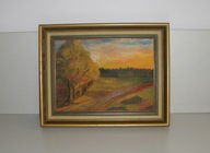 pejzaż z 1941 r - olej na płótnie w org. ramie